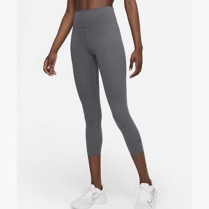 Women’s medium Nike One Luxe Grey cropped leggings